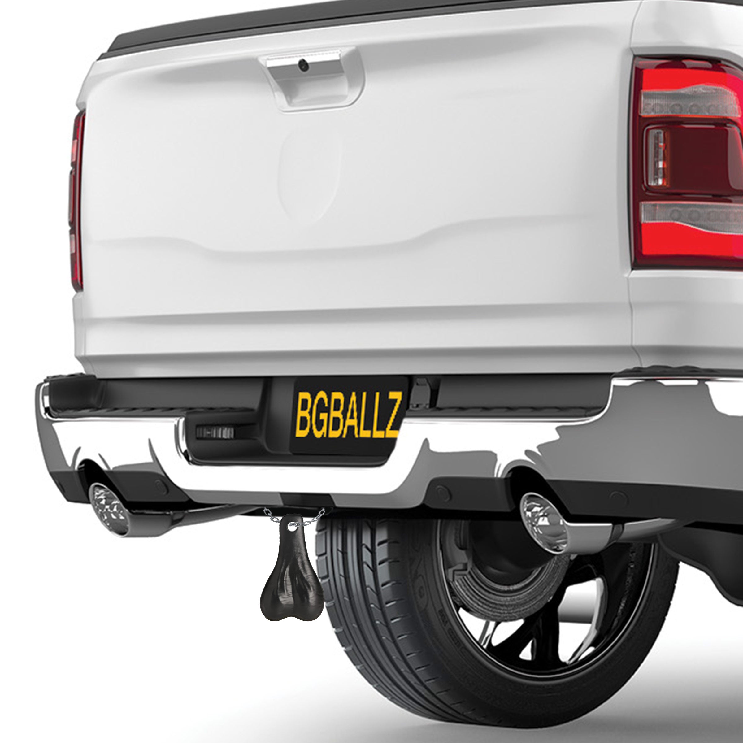 Big Ballers Truck Nuts - Black Black