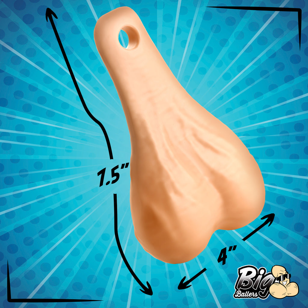 Big Ballers Truck Nuts - Black Flesh