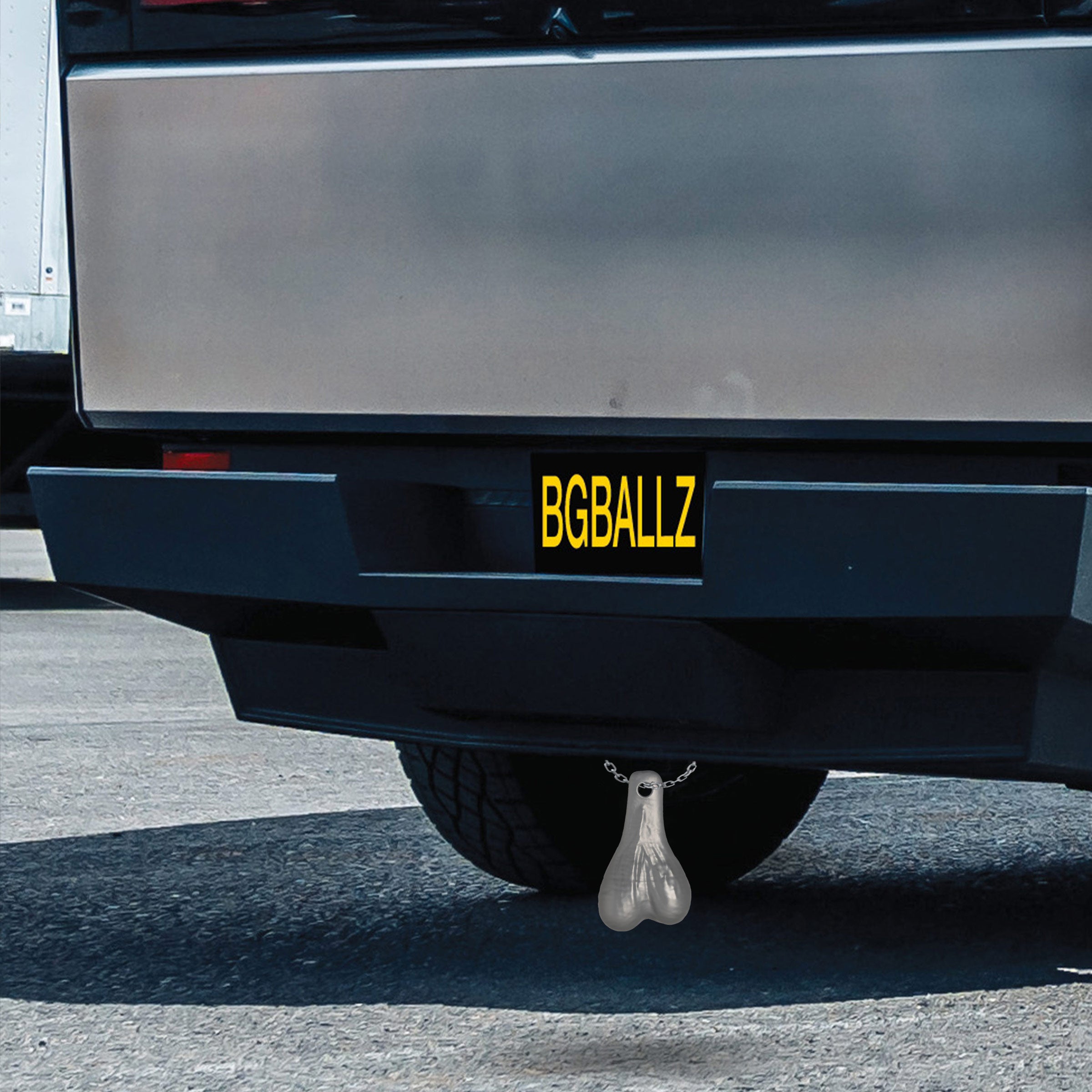 Big Ballers Truck Nuts - Black Grey