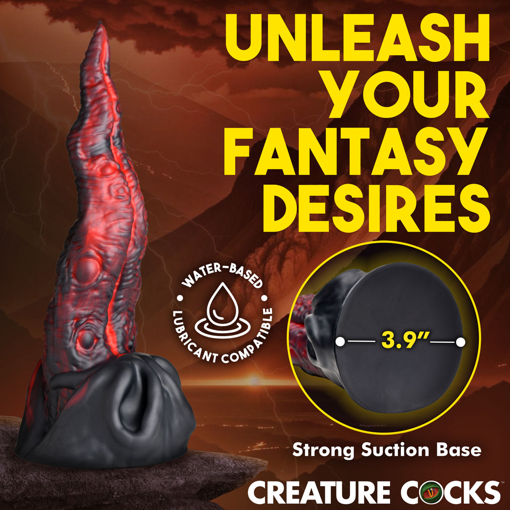 Creature Cocks Dragon Tongue Silicone Dildo Multi