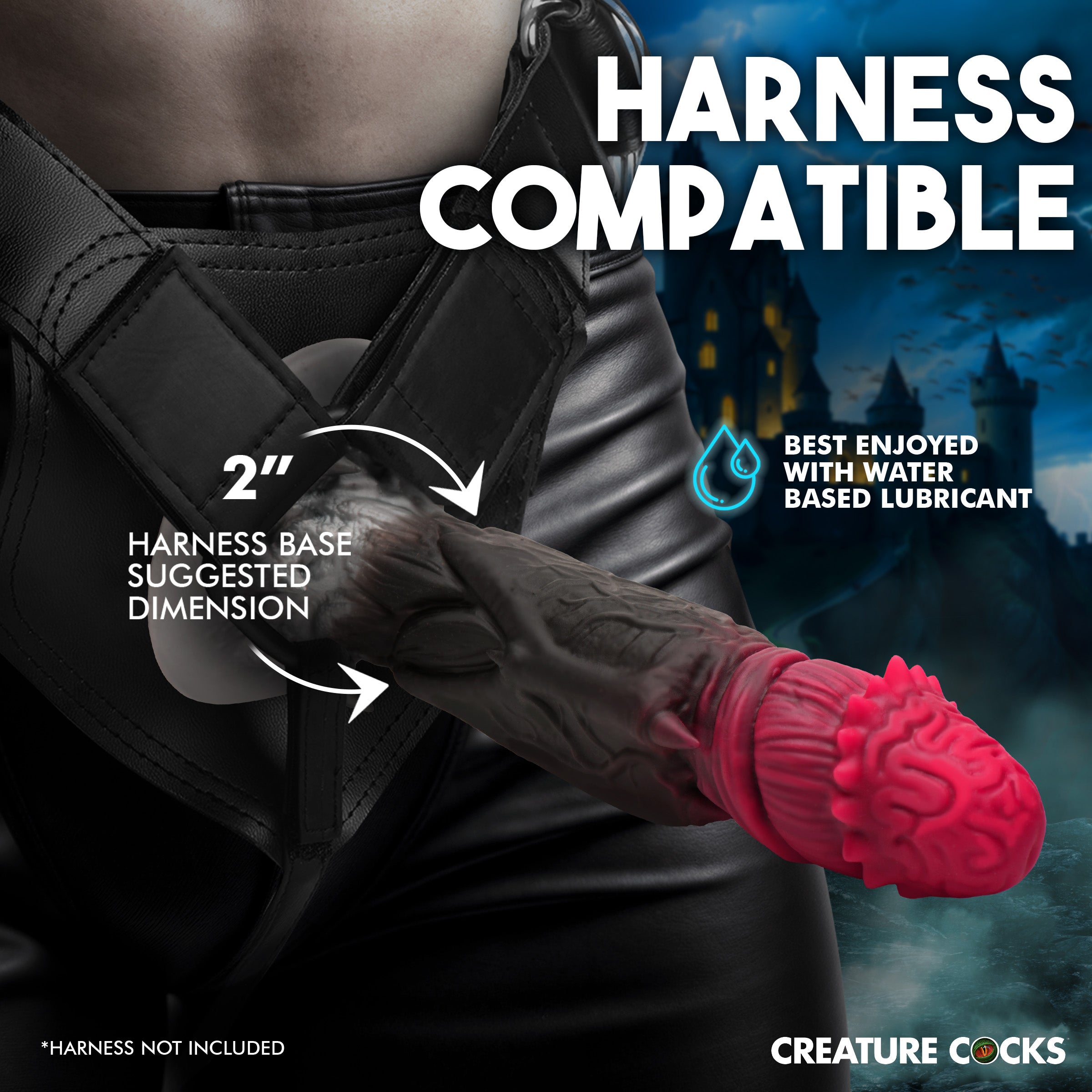 Creature Cocks Count Cockula Silicone Dildo Multi