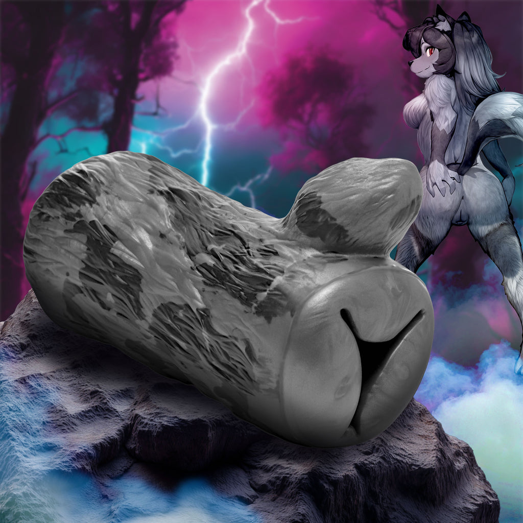 Creature Cocks She-Wolf Silicone Stroker Black