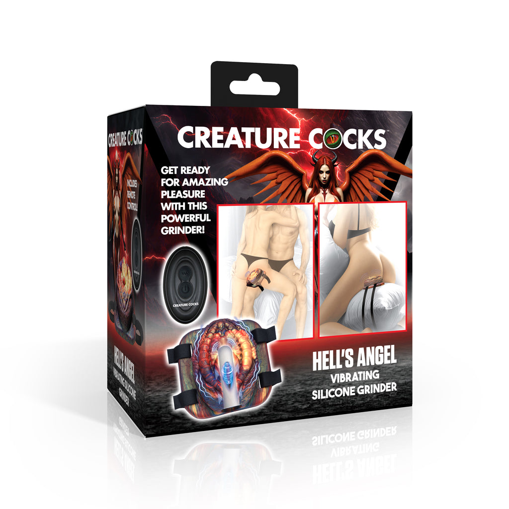 Creature Cocks Hell's Angel Vibrating Silicone Grinder Multi
