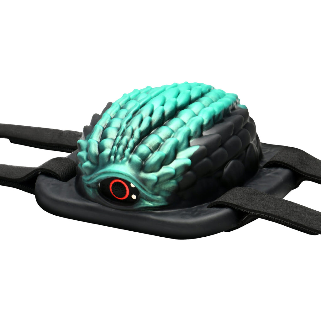 Creature Cocks Dragon Vibrating Silicone Grinder Green