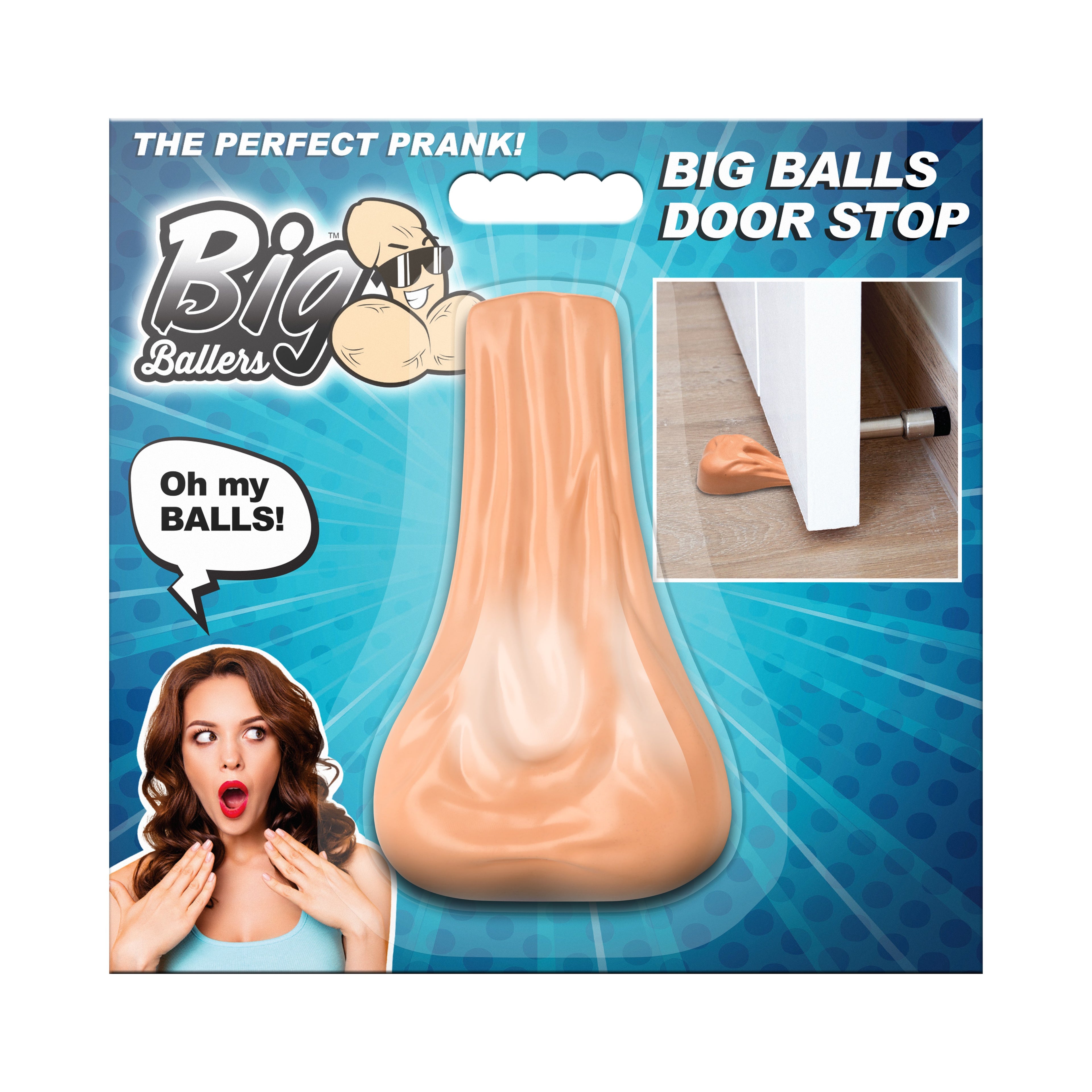 Big Ballers Big Balls Door Stop Flesh