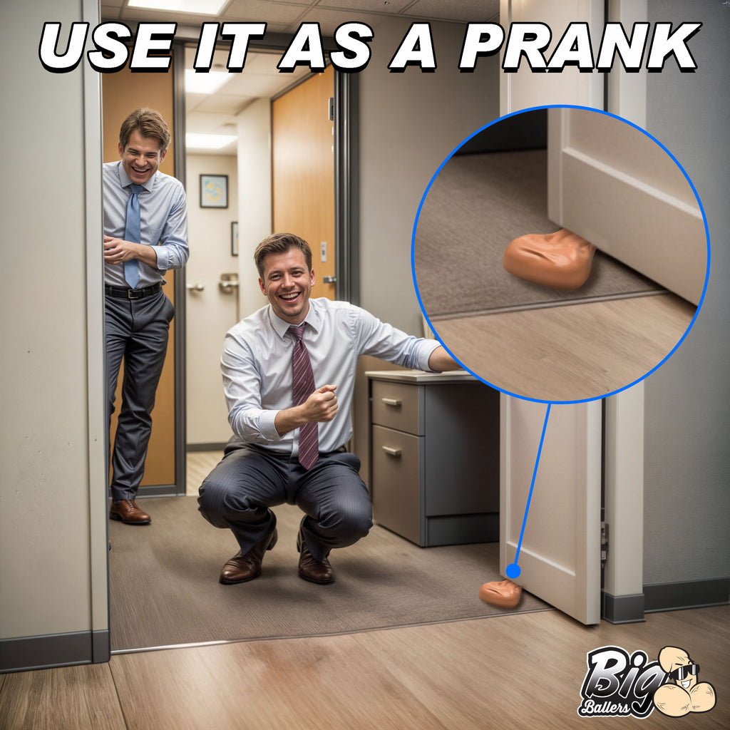 Big Ballers Big Balls Door Stop Flesh