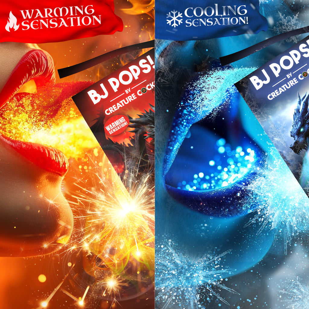 Creature Cocks Creature Cocks BJ Pops 4 Count Sampler Pack Multi