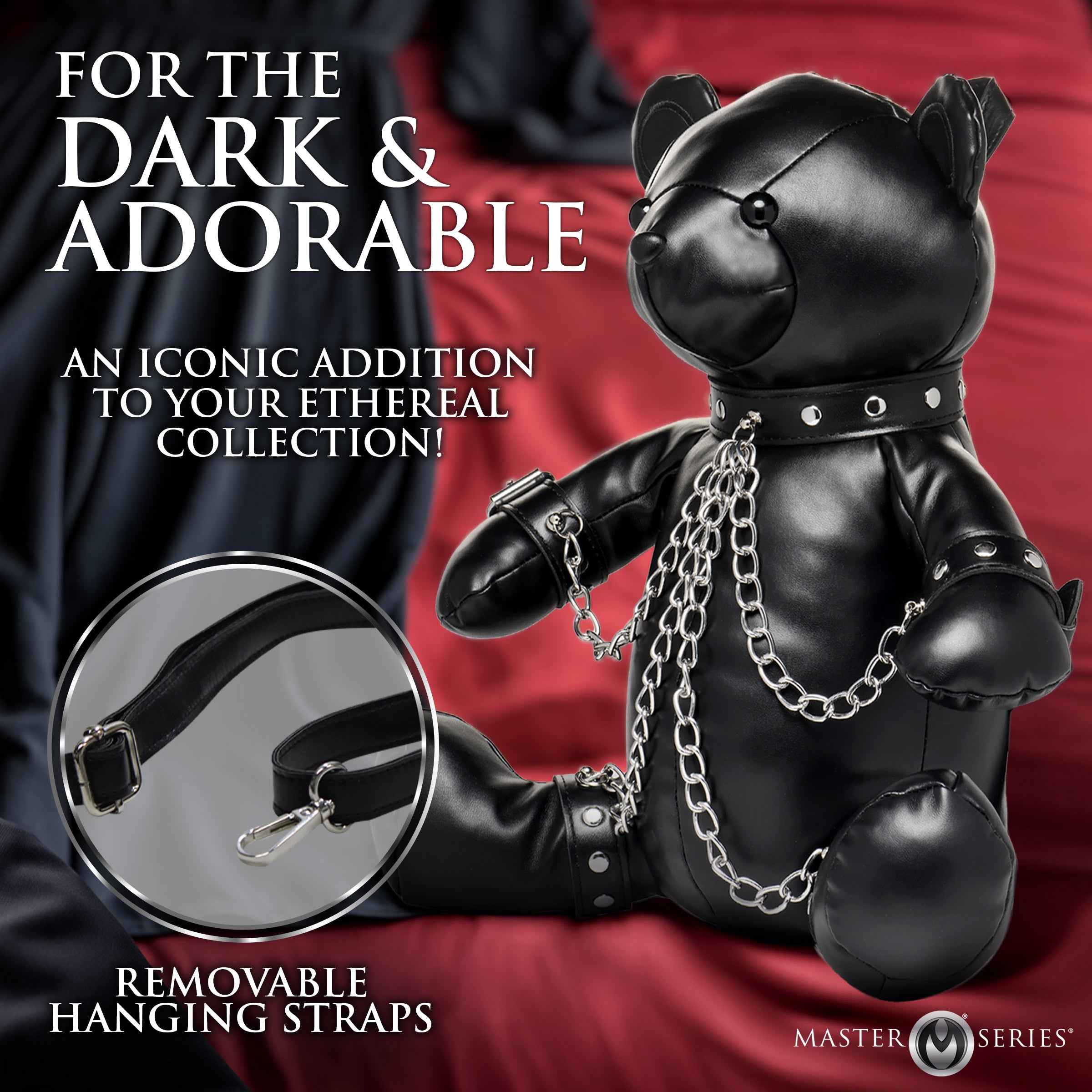 Master Series BDSM Bear Backpack Black