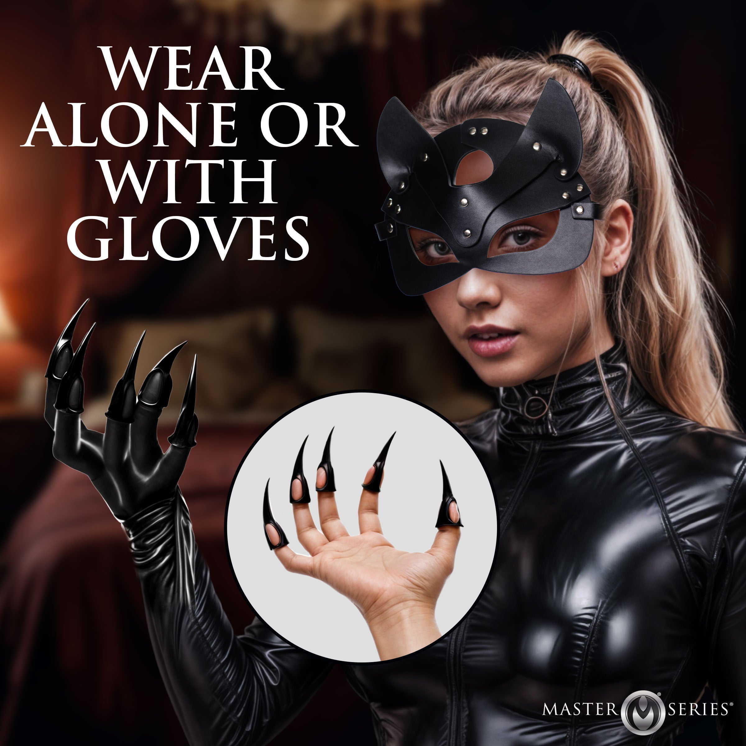 Master Series Talons 10 Piece Claws Black