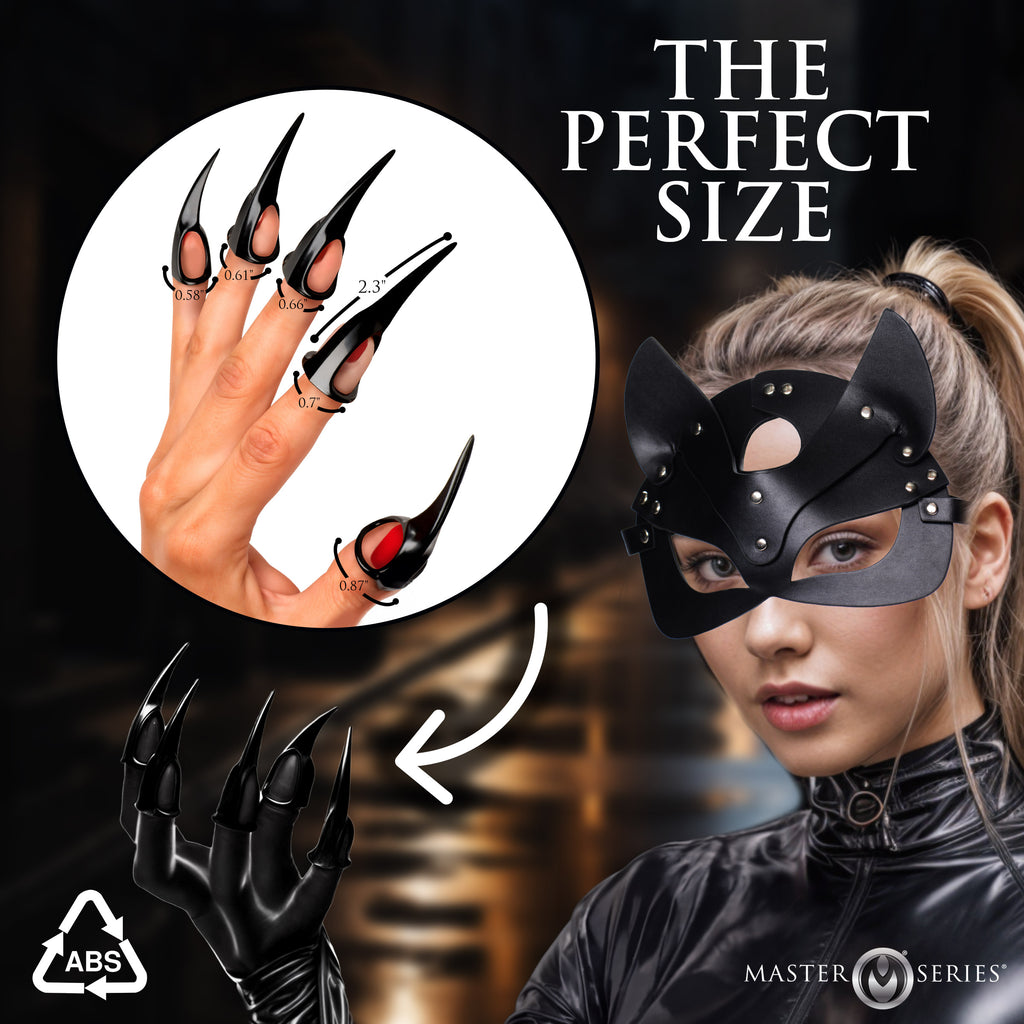 Master Series Talons 10 Piece Claws Black