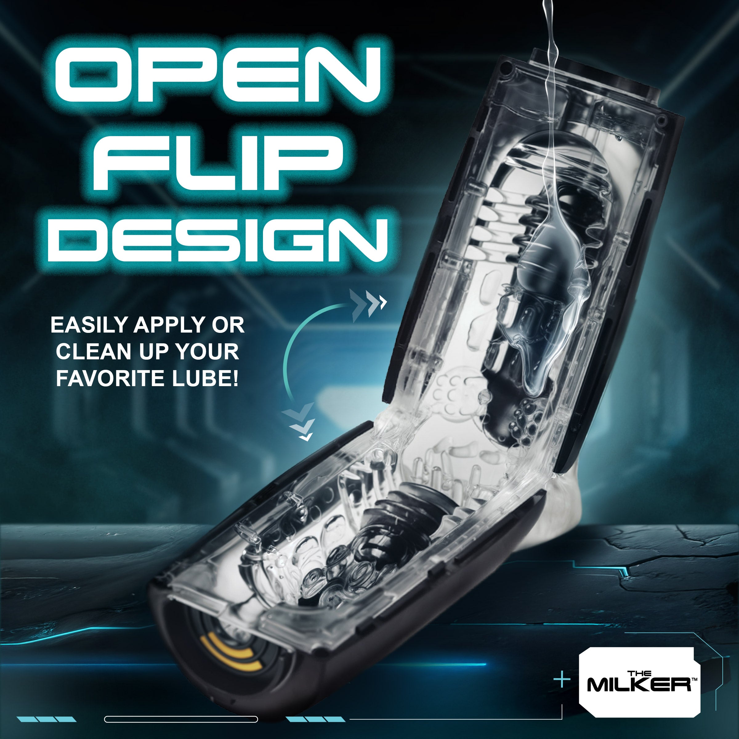 The Milker Pleasure Grip Sucking & Vibrating Masturbator Black