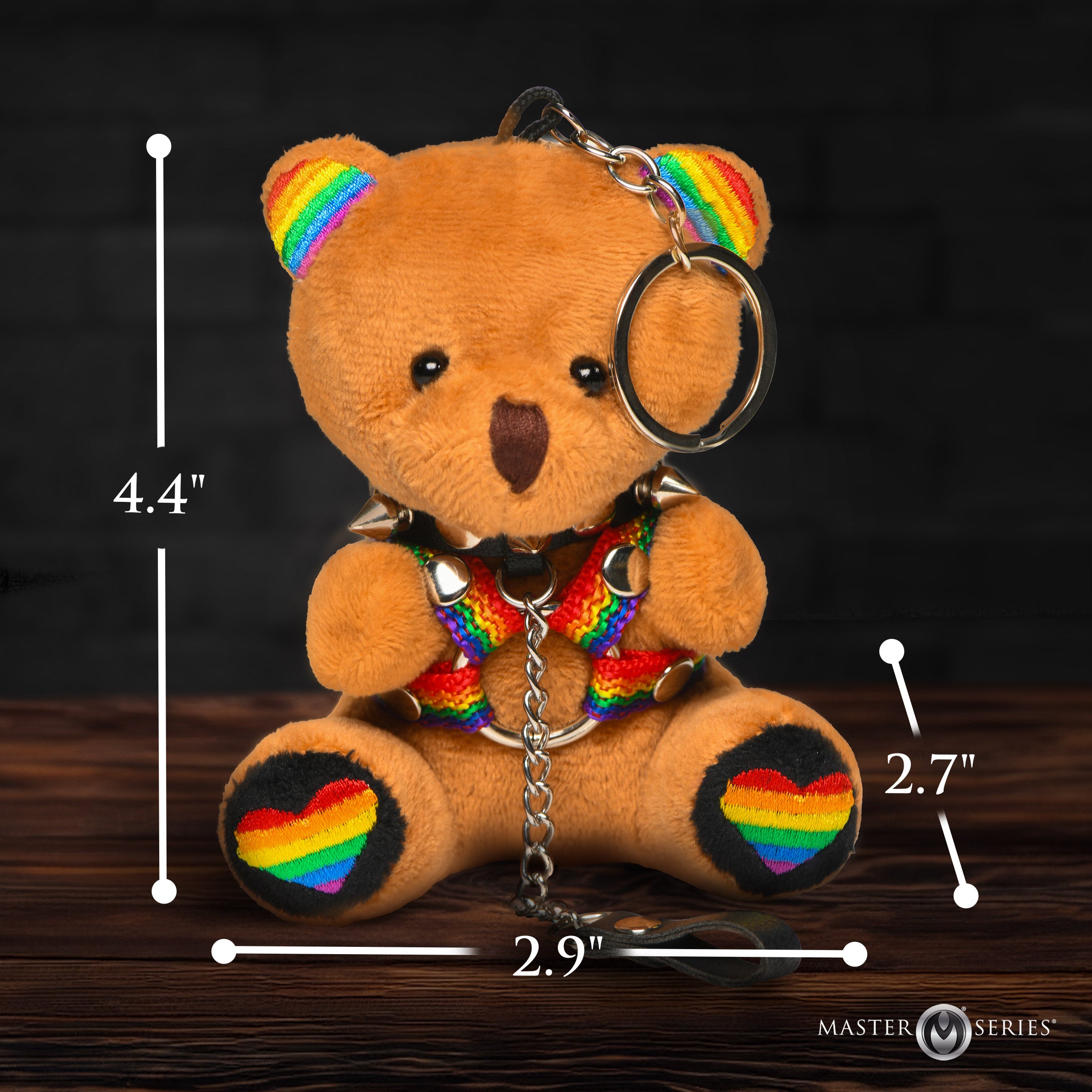 Master Series Pride Bear Keychain Multi