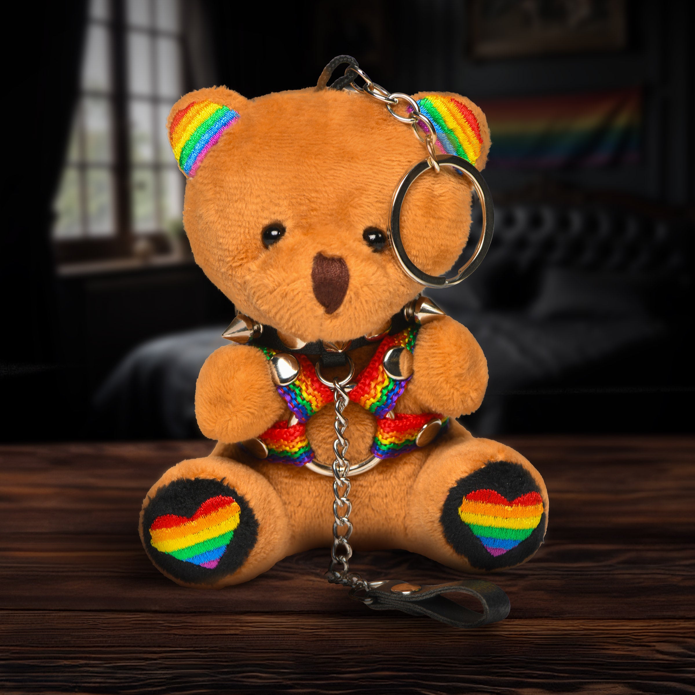 Master Series Pride Bear Keychain Multi