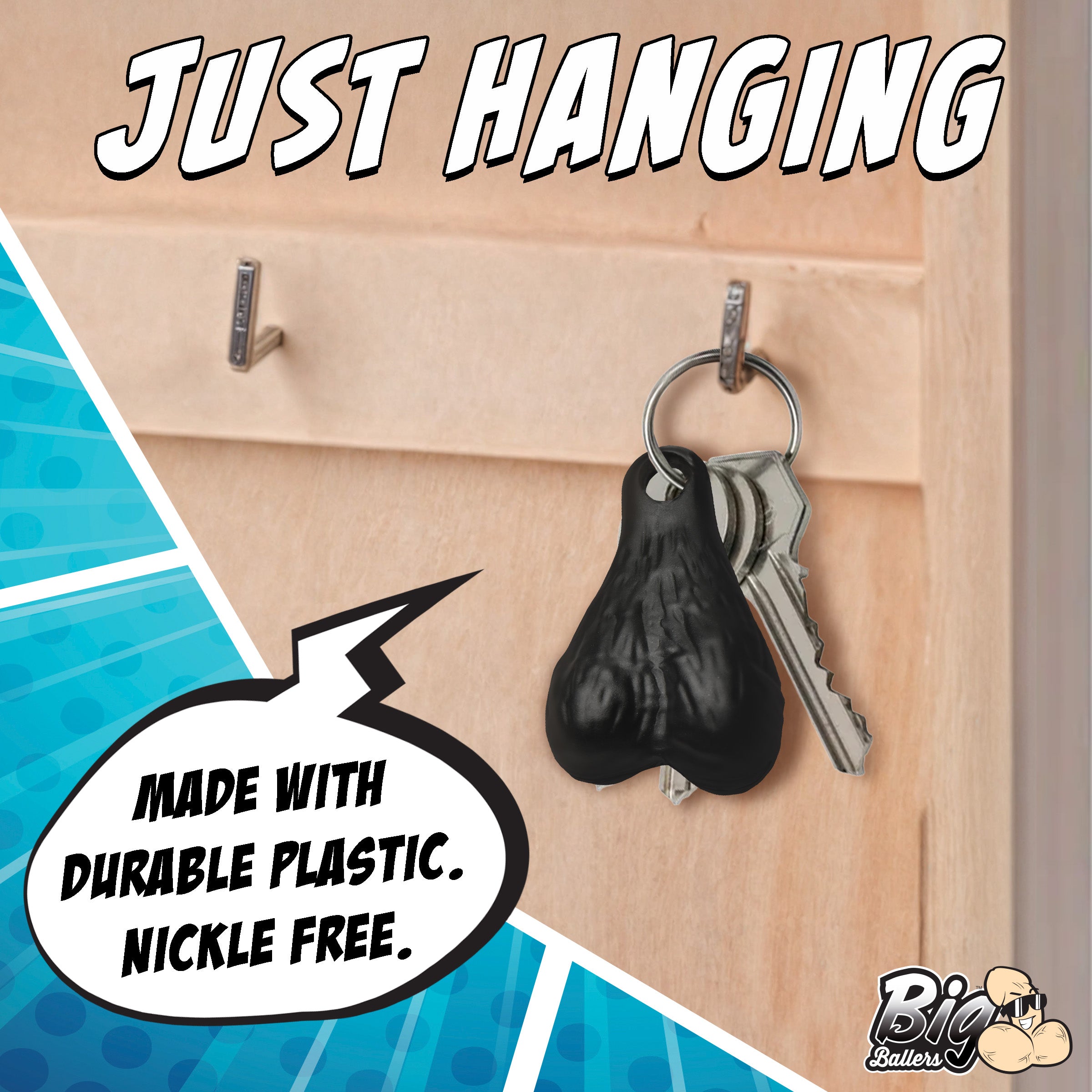 Big Ballers Big Ballers Keychain - Black Black