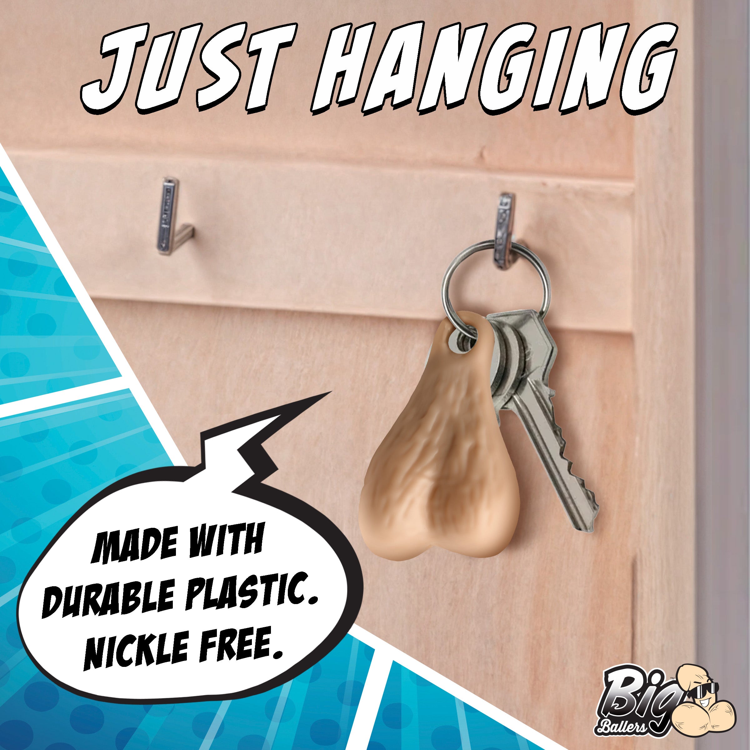 Big Ballers Big Ballers Keychain - Black Flesh