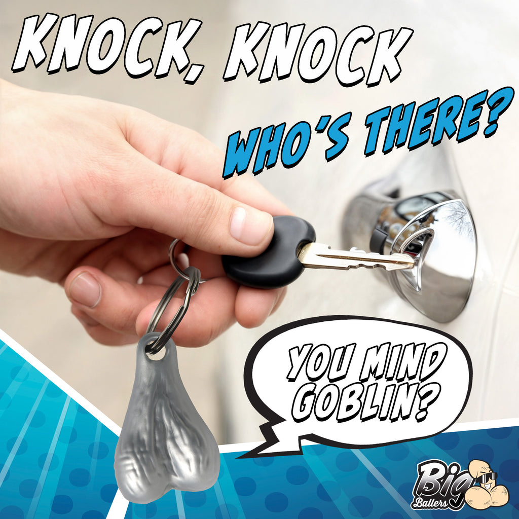 Big Ballers Big Ballers Keychain - Black Grey