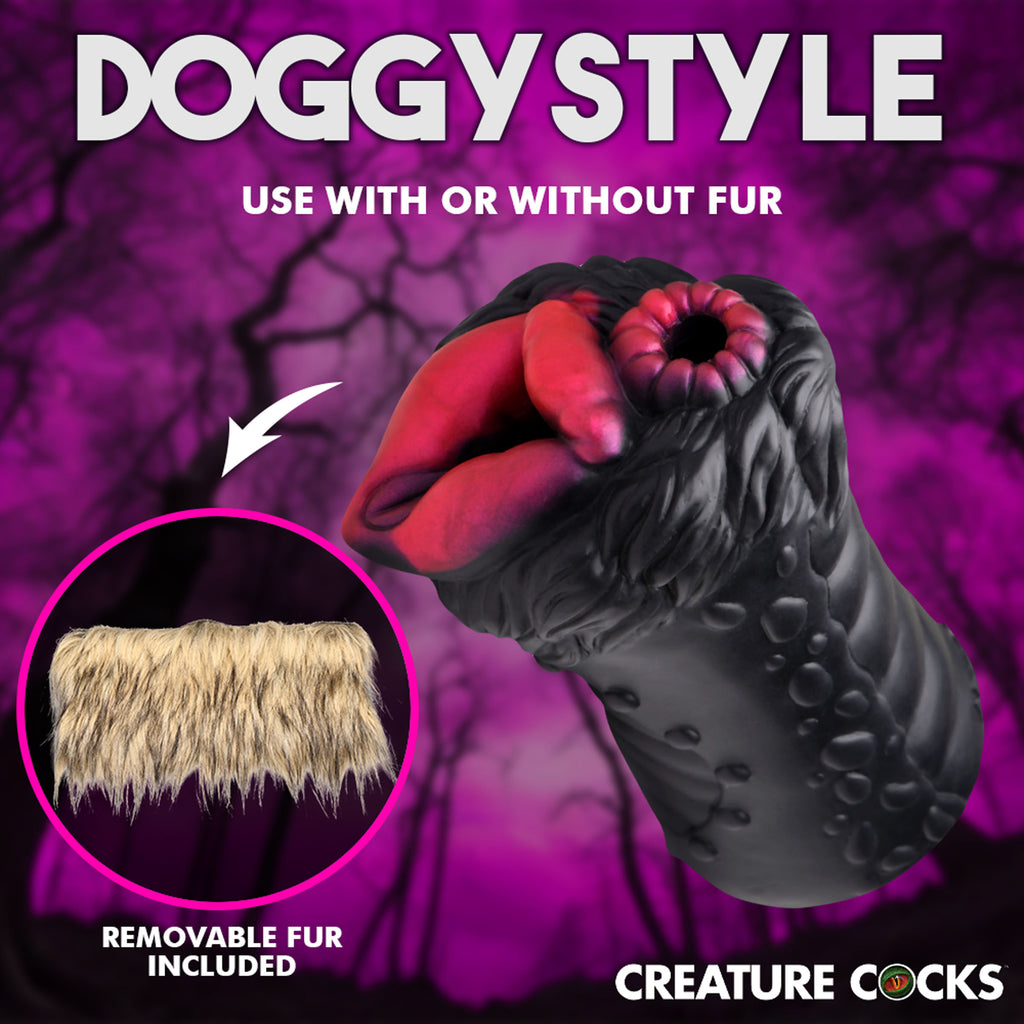 Creature Cocks Savage She-Wolf Silicone Stroker Multi