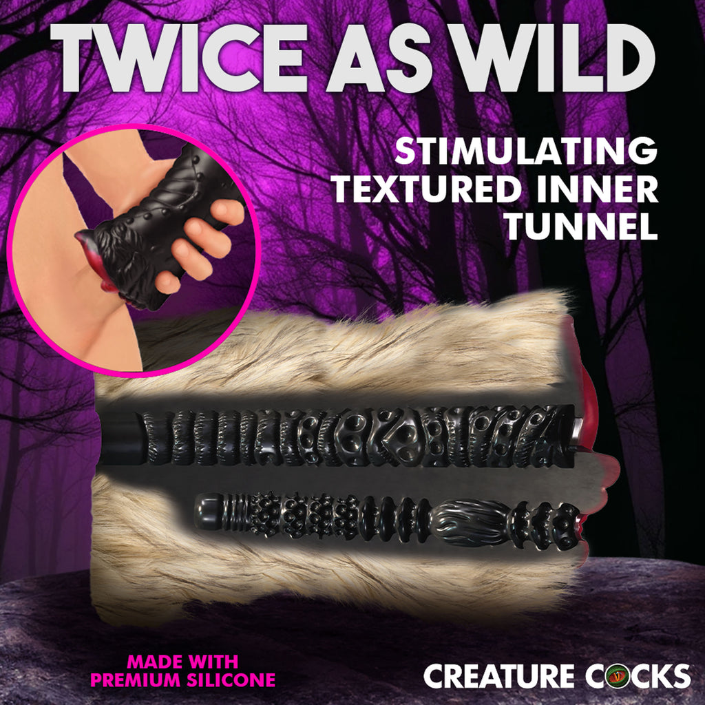 Creature Cocks Savage She-Wolf Silicone Stroker Multi