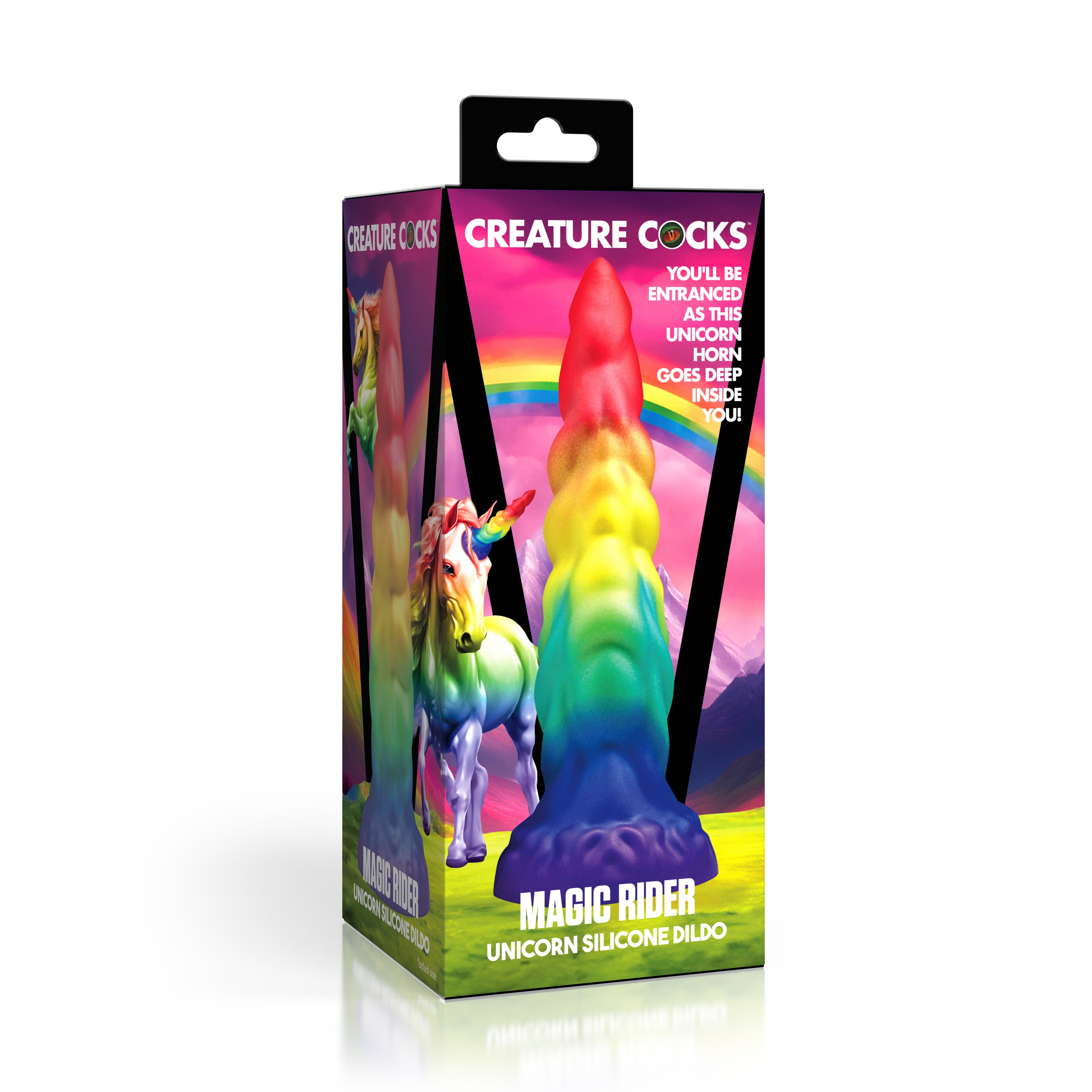 Creature Cocks Magic Rider Unicorn Silicone Dildo Multi