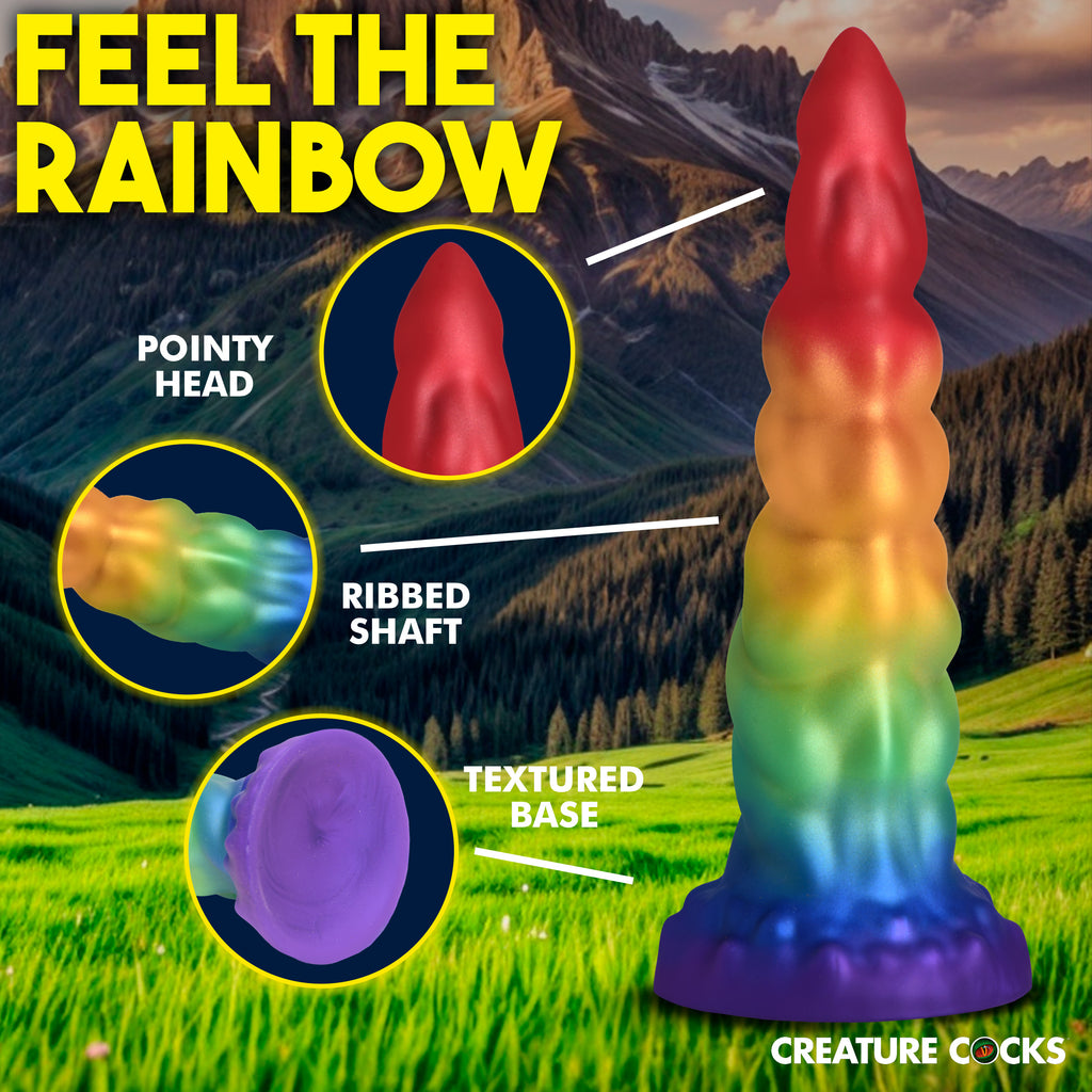 Creature Cocks Magic Rider Unicorn Silicone Dildo Multi