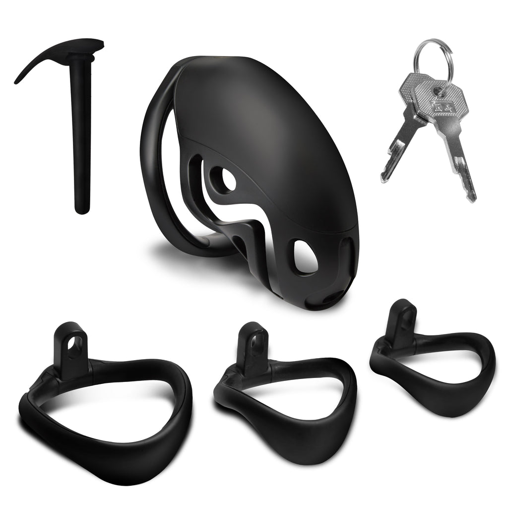 Master Series Captor Chastity Cage Black