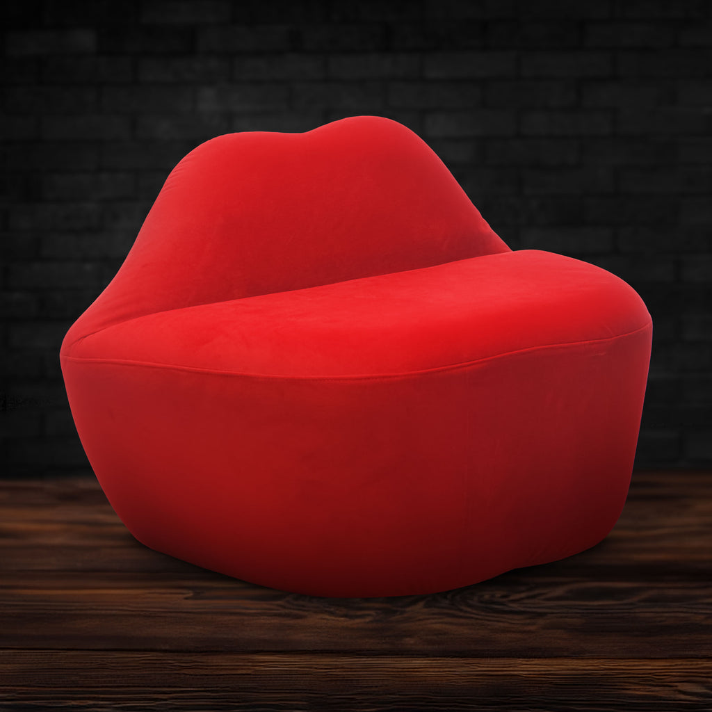 Master Series Lips Loveseat Red