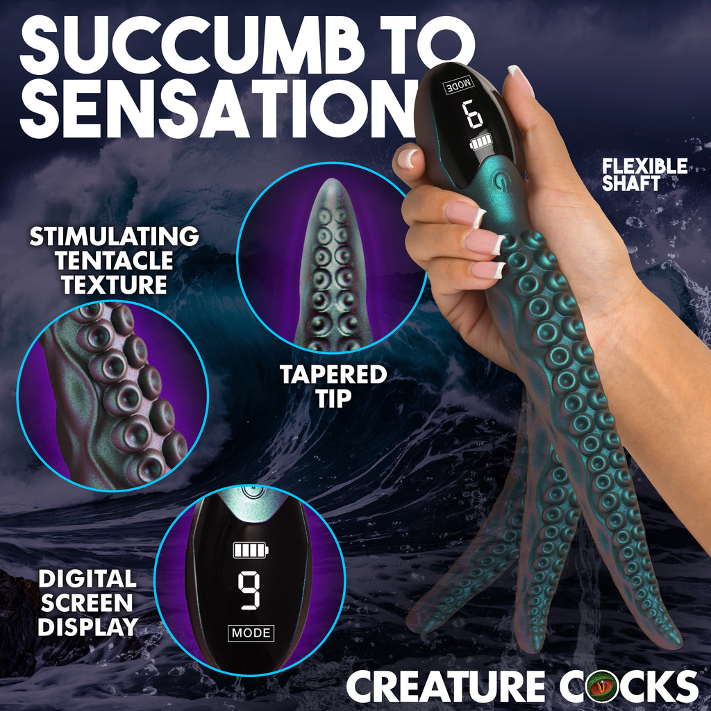 Creature Cocks Tentavibe Silicone Vibrator Blue