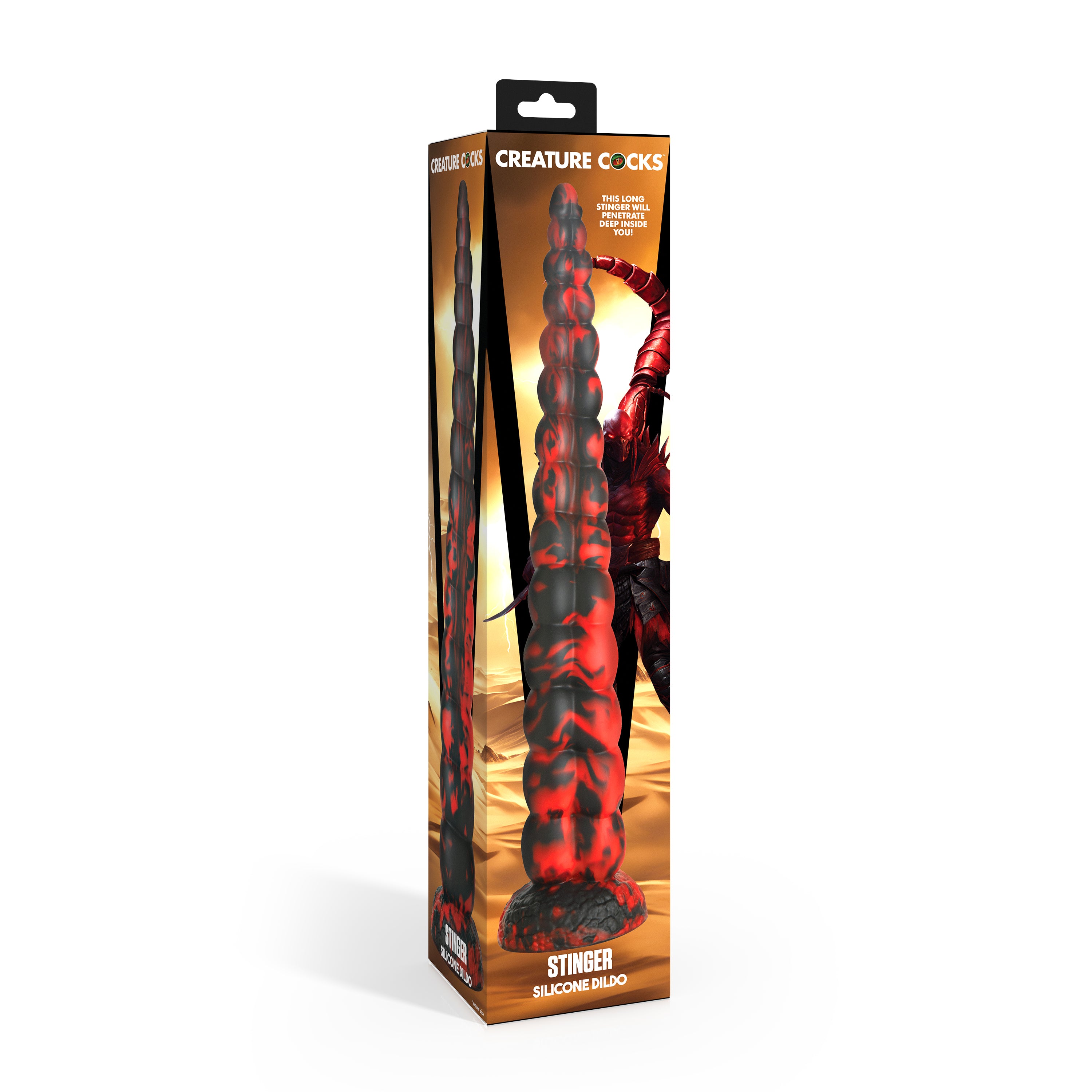 Creature Cocks Stinger Silicone Dildo Red