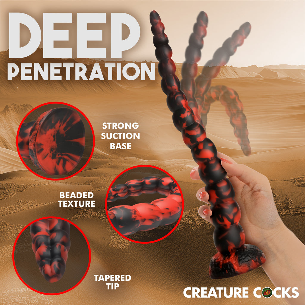 Creature Cocks Stinger Silicone Dildo Red