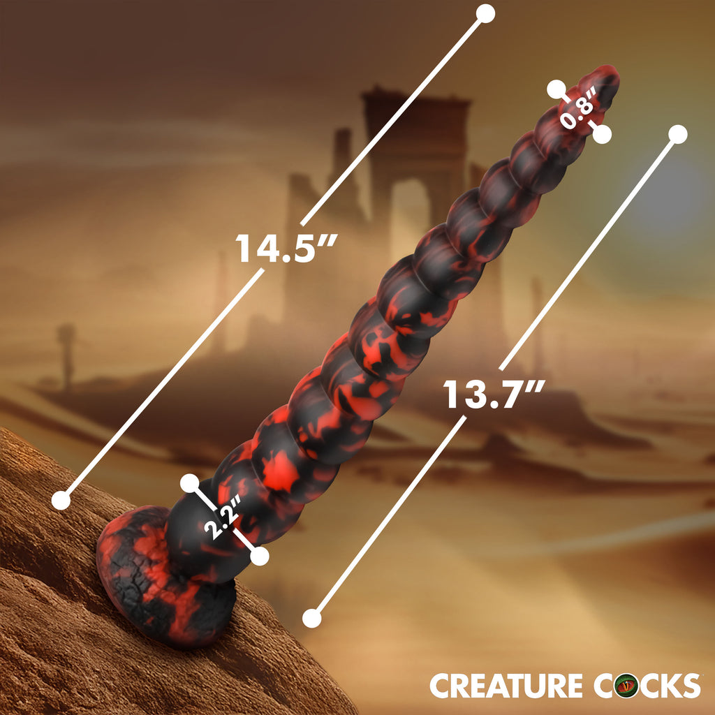 Creature Cocks Stinger Silicone Dildo Red