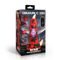 Creature Cocks Red Talon Vibrating Silicone Dildo Red