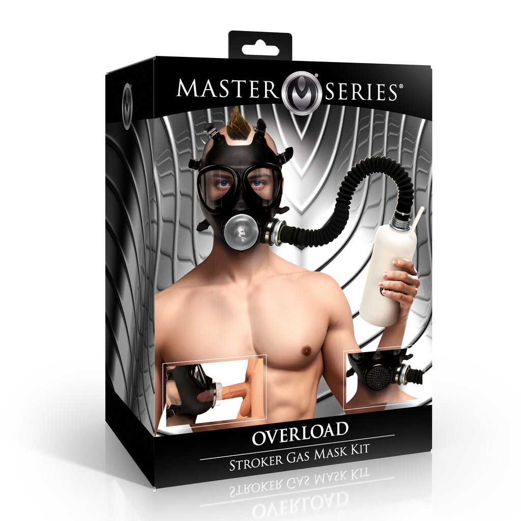 Master Series Overload Stroker Gas Mask Kit Black