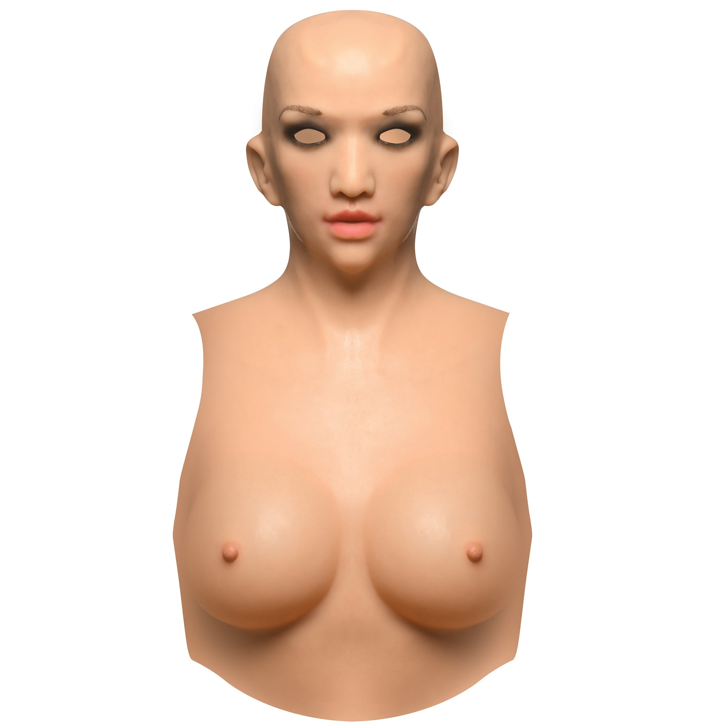 Master Series Sexy Skin Suit Silicone Head, Face & C Cup Breasts Flesh