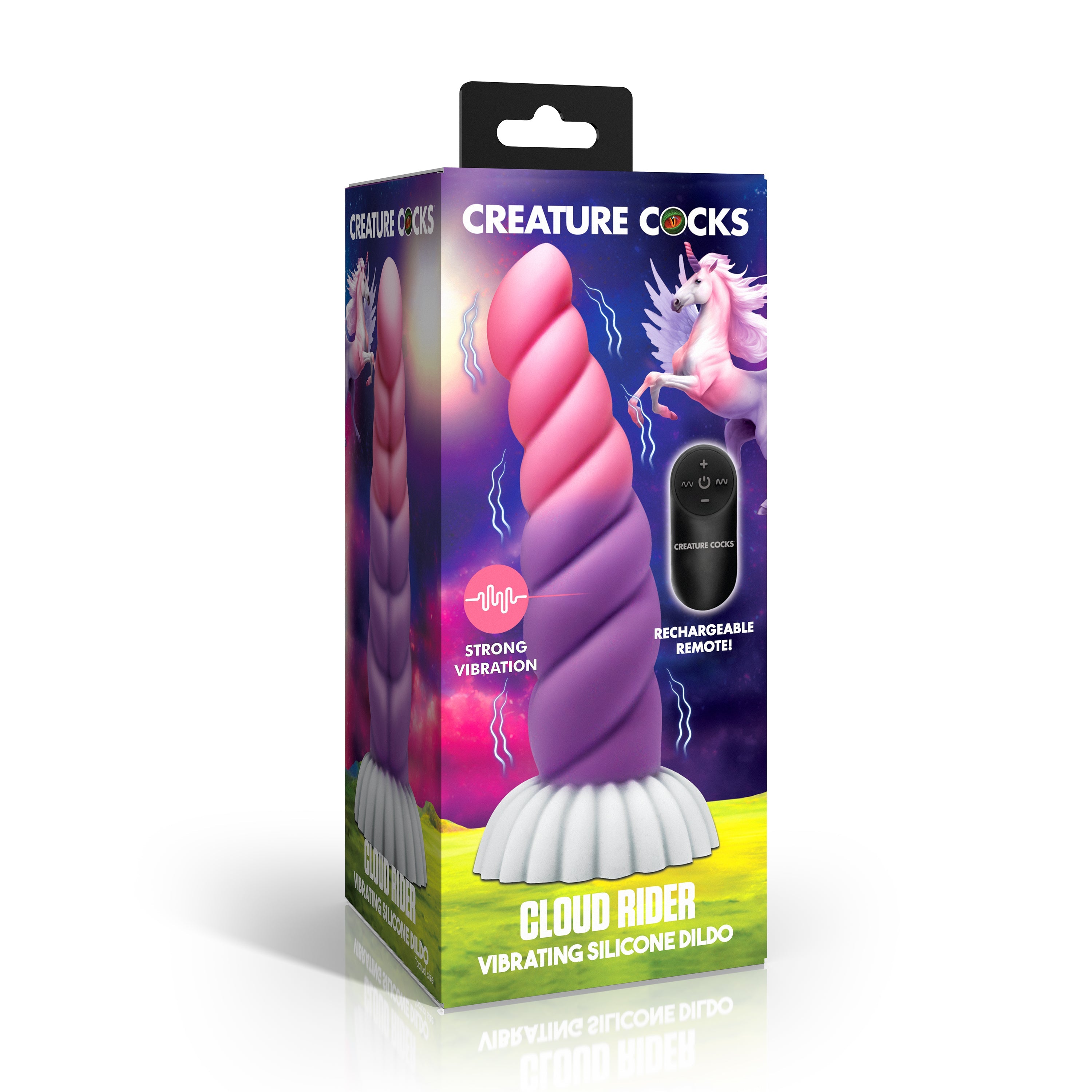 Creature Cocks Cloud Rider Unicorn Silicone Dildo Multi