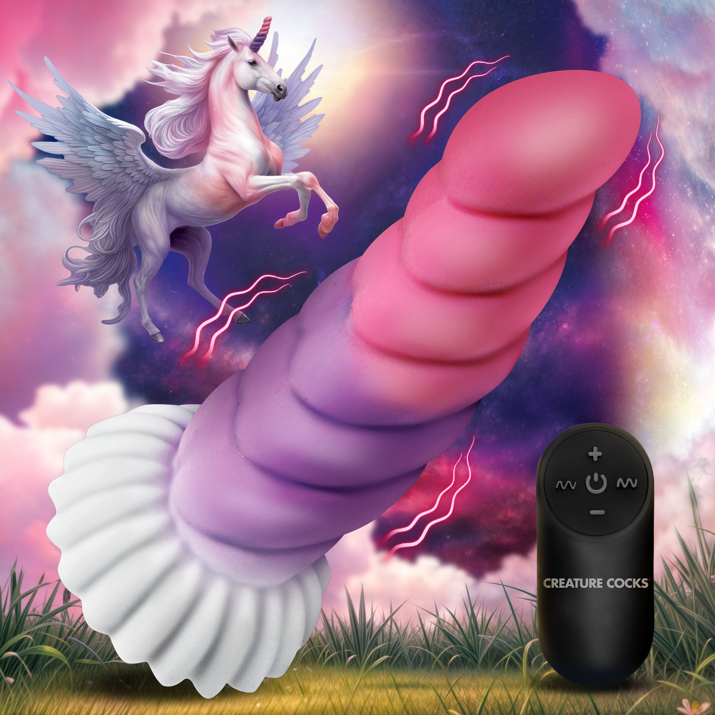 Creature Cocks Cloud Rider Unicorn Silicone Dildo Multi