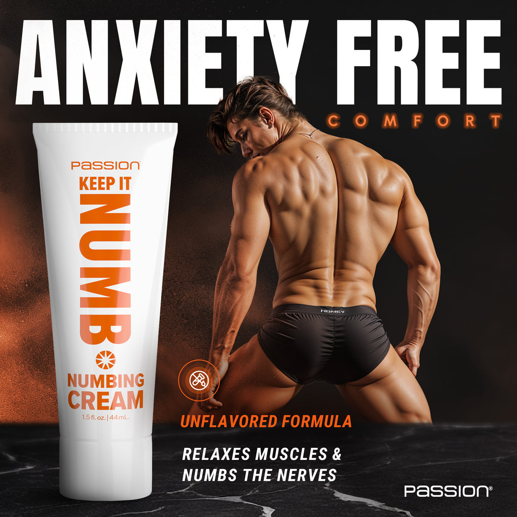 Passion Lubricants Keep it Numb Numbing Cream 1.5oz White