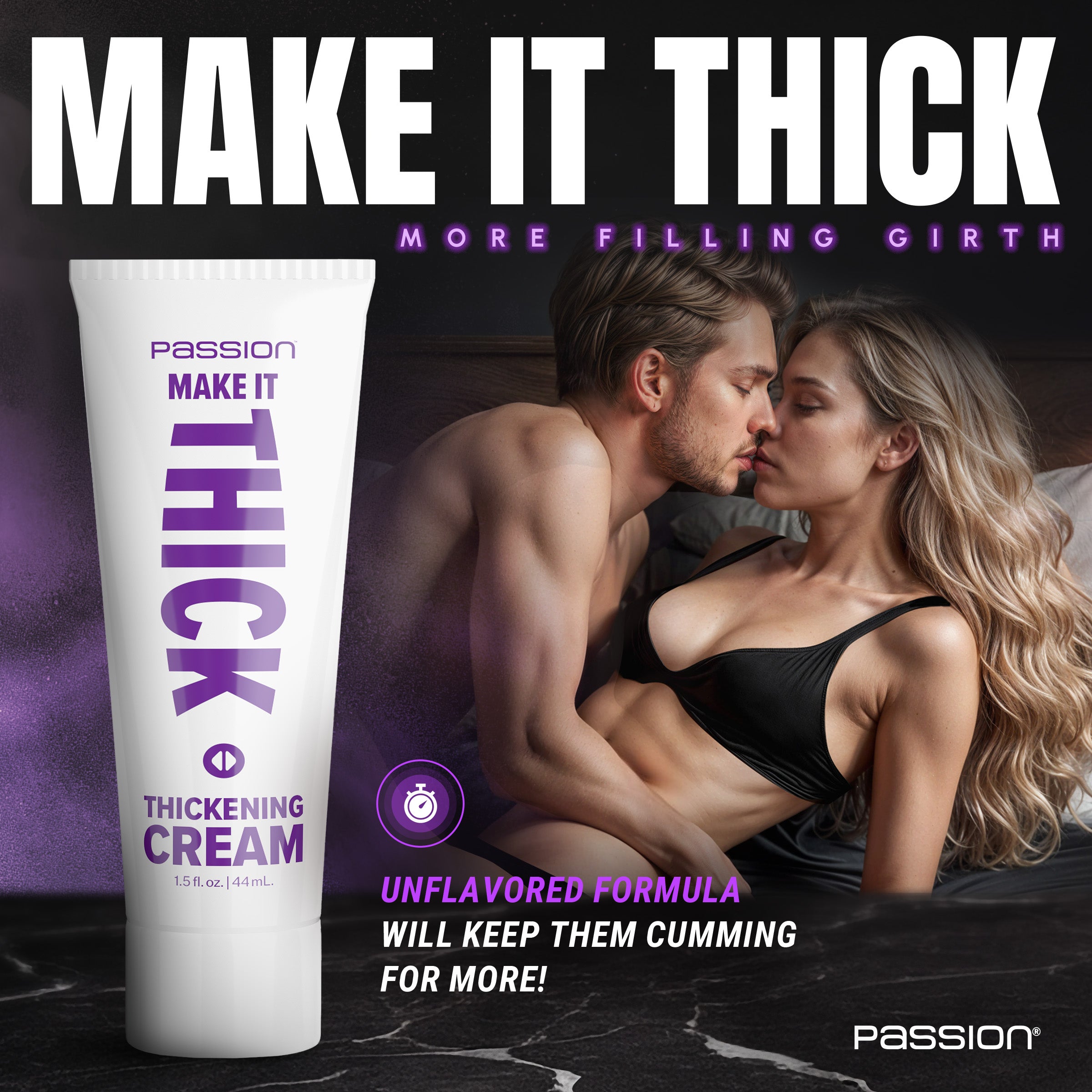 Passion Lubricants Make it Thick Thickening Cream 1.5oz White