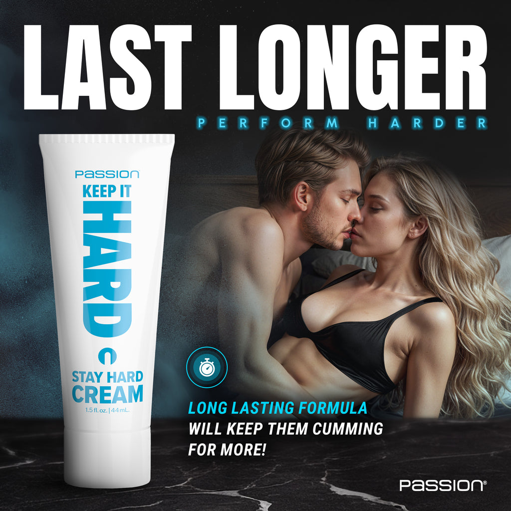 Passion Lubricants Keep it Hard Stay Hard Cream 1.5oz White