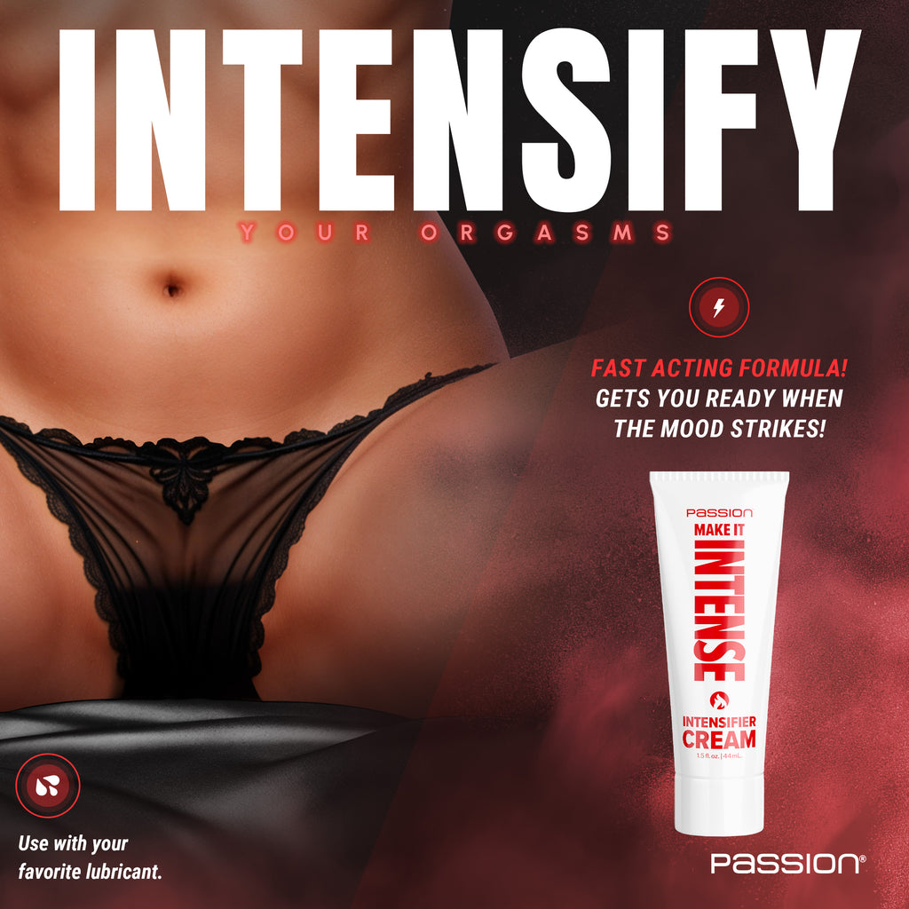 Passion Lubricants Make it Intense Intensifier Cream 1.5oz Clear