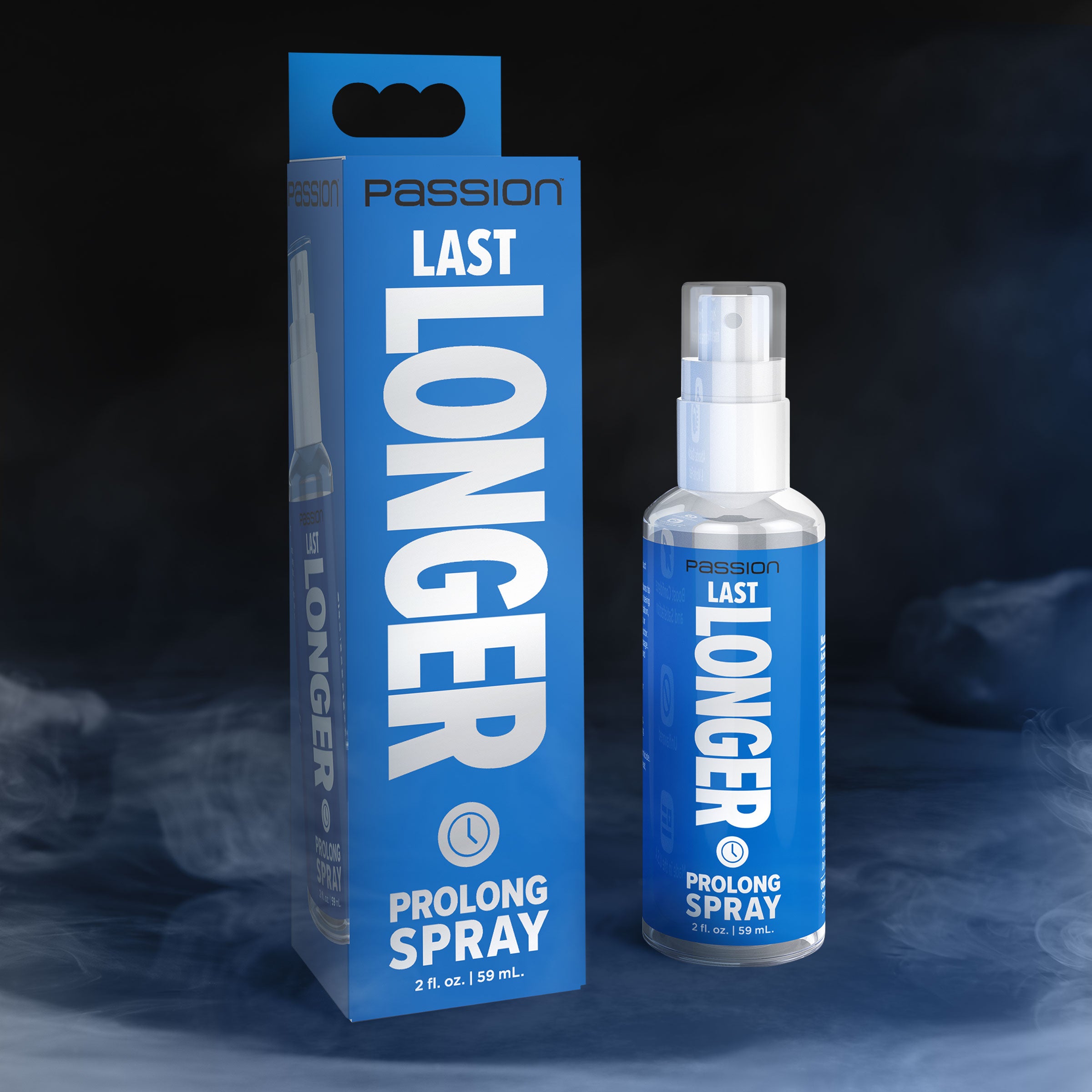 Passion Lubricants Last Longer Prolong Spray 2oz Clear