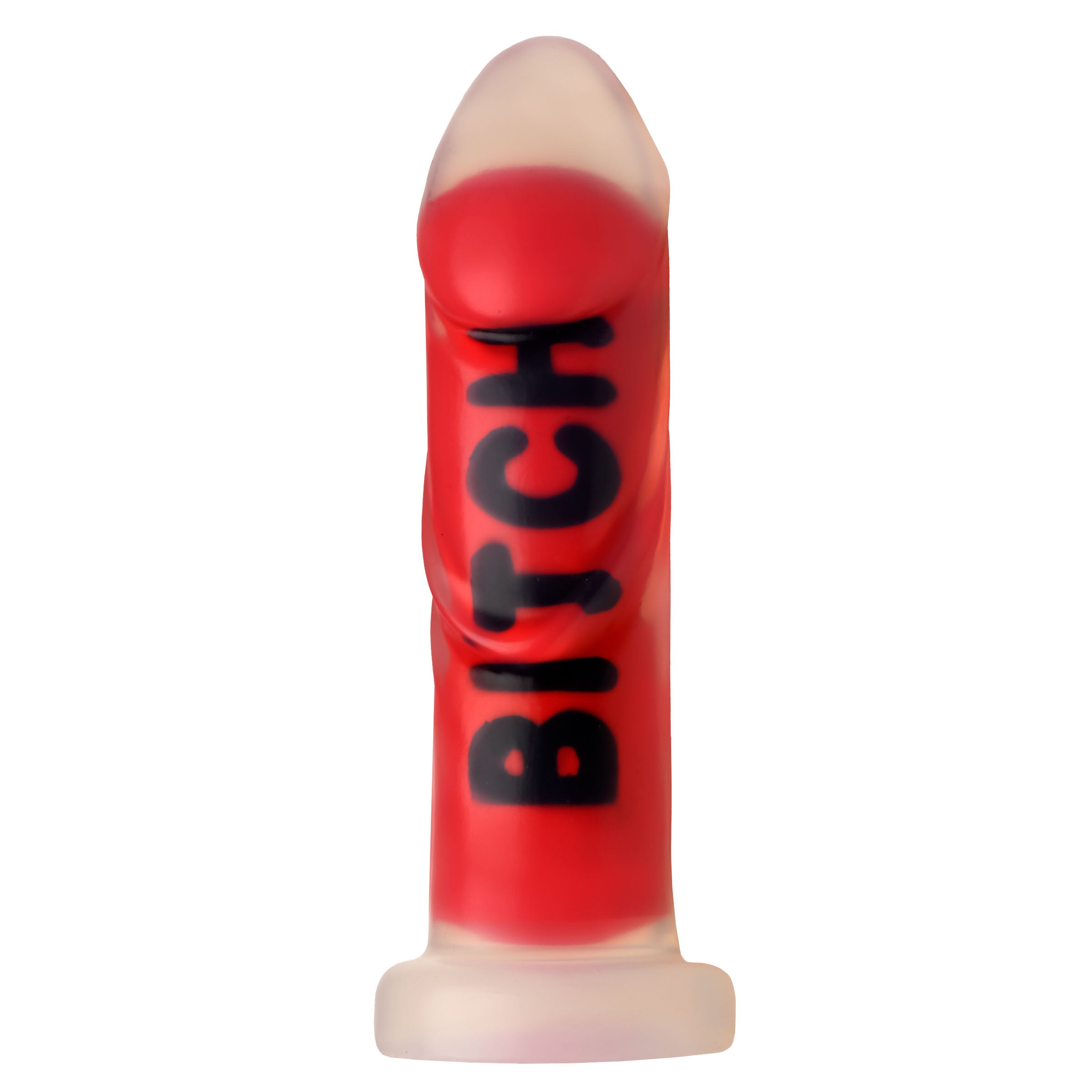 Master Series Bitch Silicone Dildo Red