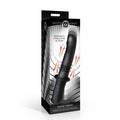 Master Series Power Thrust Thrusting Silicone Vibrator Black