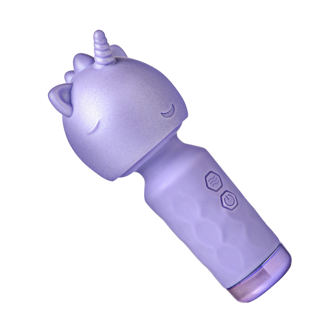 Bang! Unicorn Silicone Wand Purple