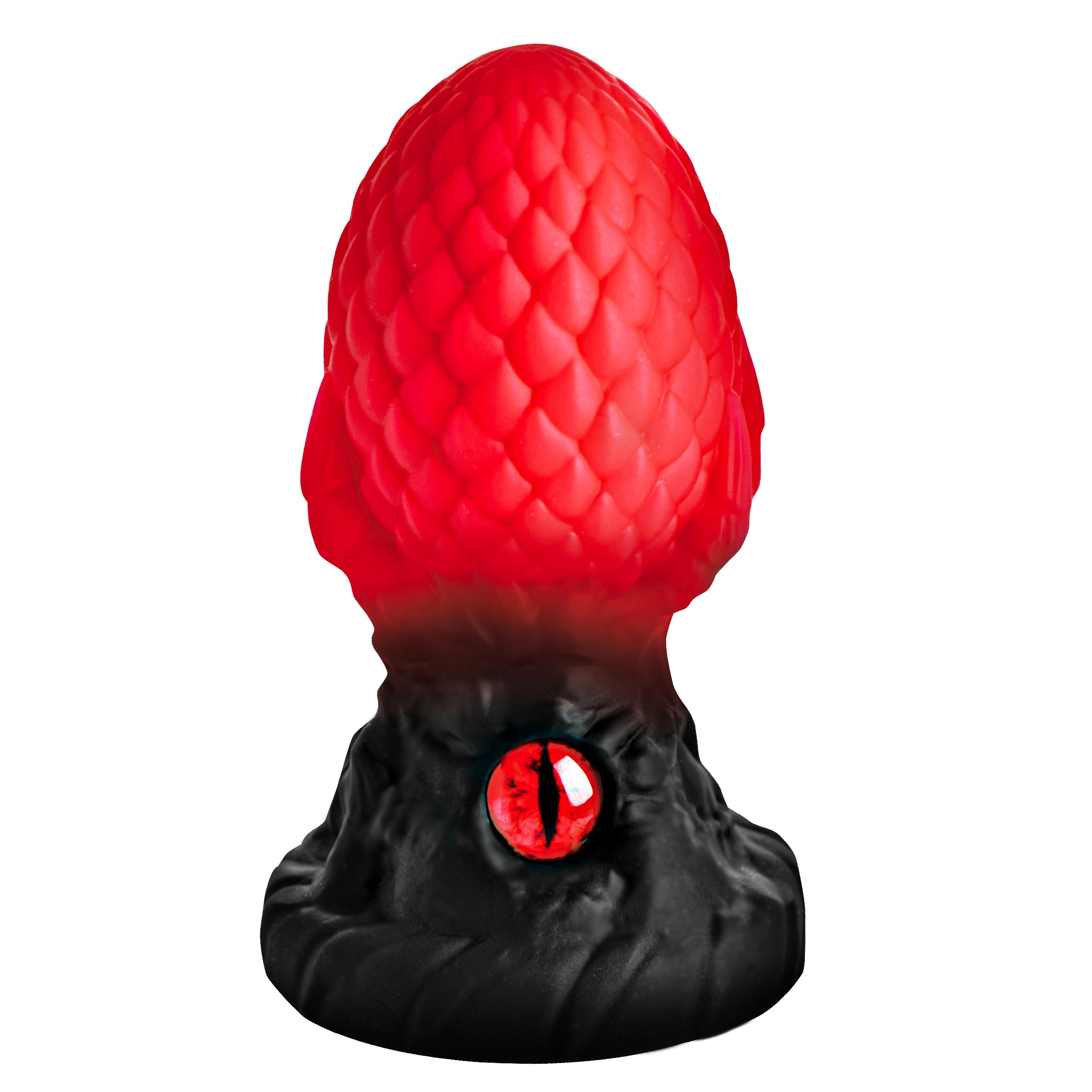 Creature Cocks Eye of the Dragon Silicone Butt Plug - Green Red