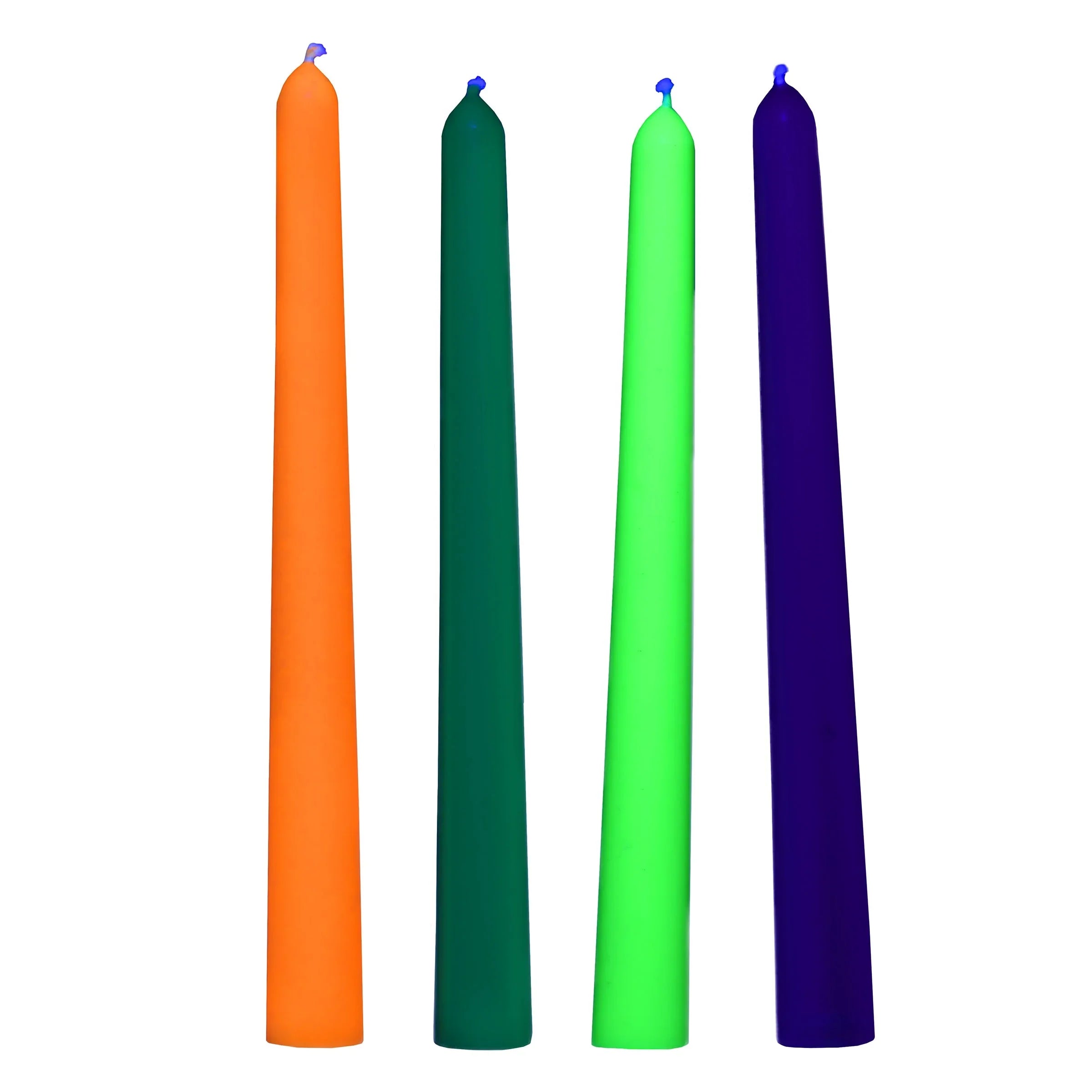 Master Series Glow Wax UV Blacklight Reactive Drip Candles Set of 4 - IntimaVibes