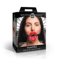 Master Series Vampire Vibrating Mouth Gag Red