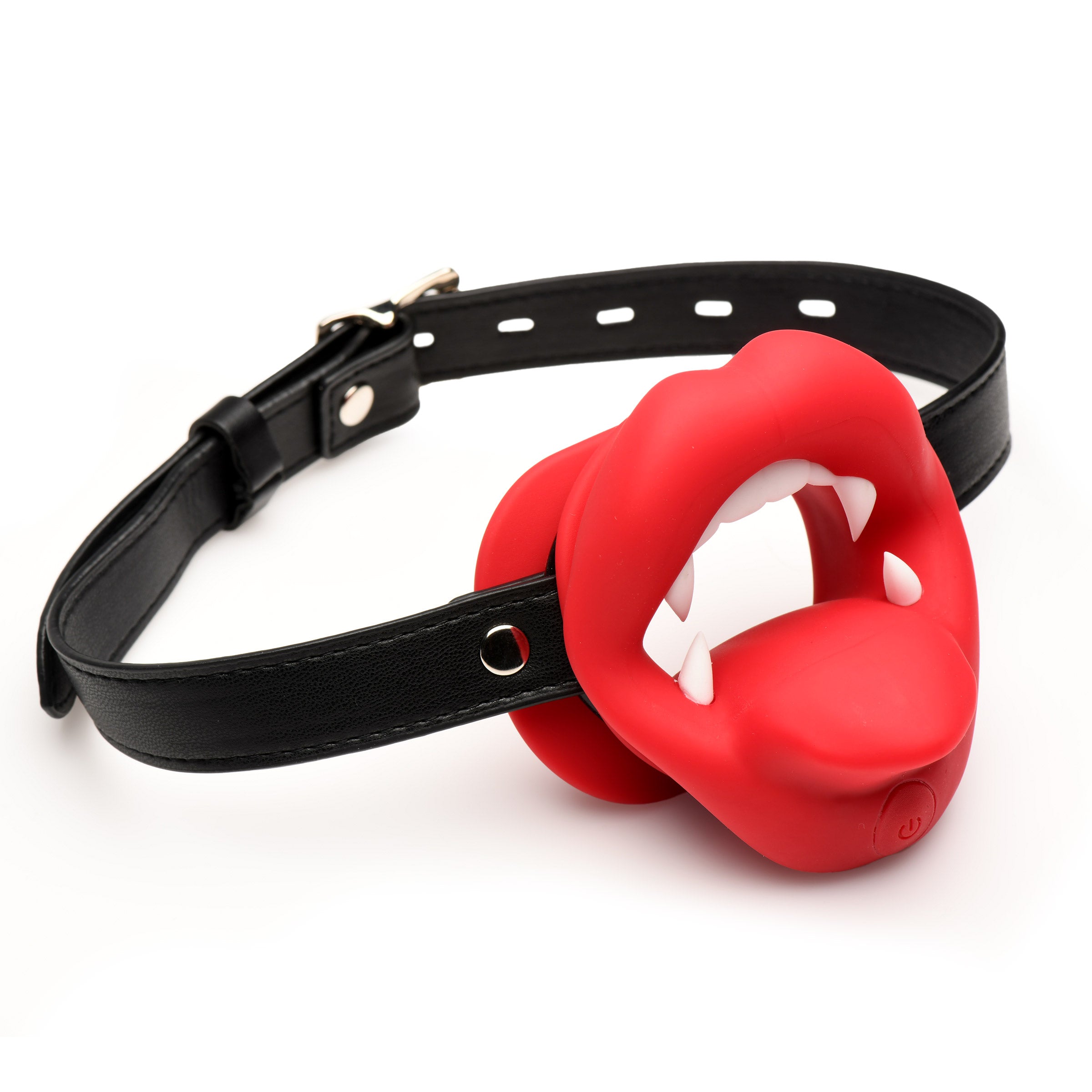 Master Series Vampire Vibrating Mouth Gag Red