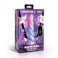 Creature Cocks Deluxe Dream Rider Vibrating Unicorn Silicone Dildo Multi
