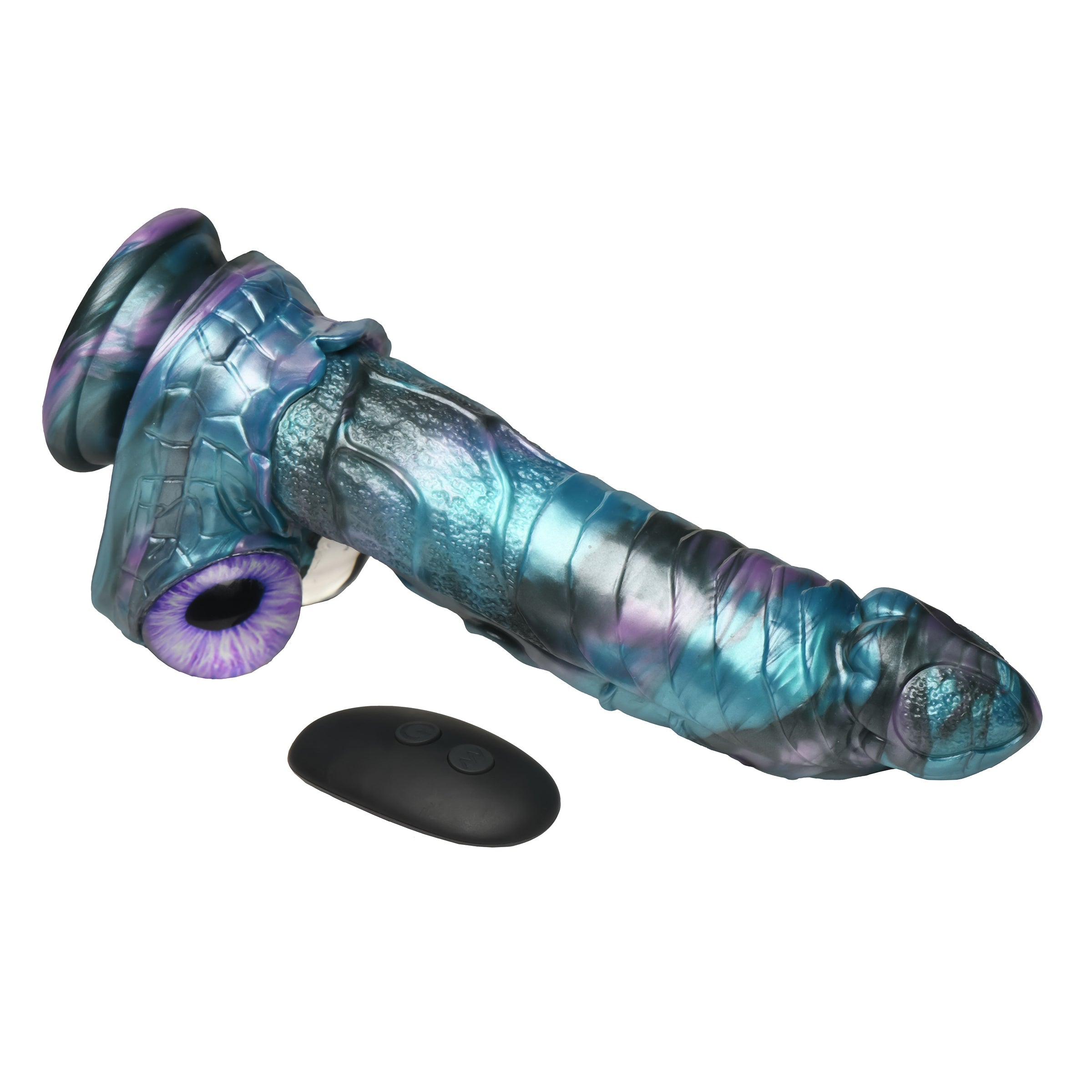 Creature Cocks Astro-Thrust Thrusting and Vibrating Silicone Dildo Multi