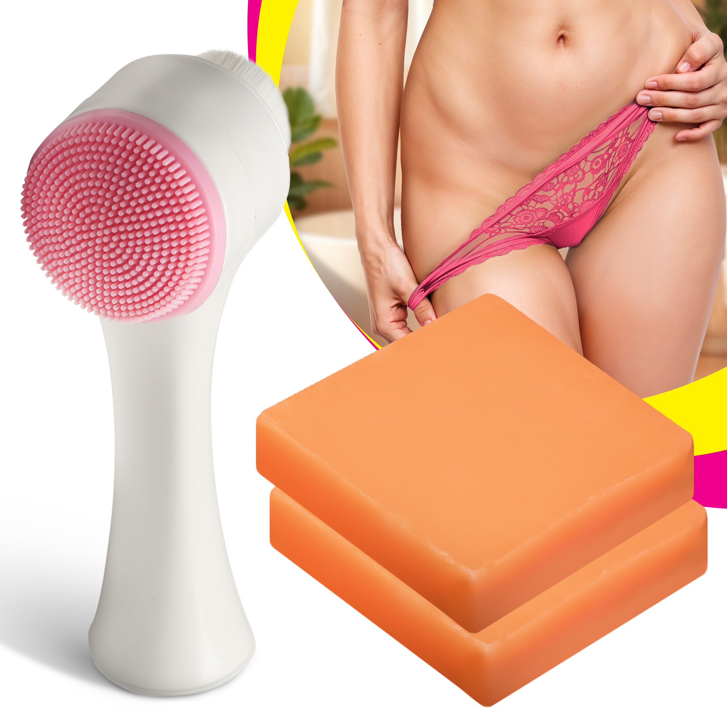 CleanStream Glow Kojic Acid Brightening Dark Spot Remover Soap Yellow